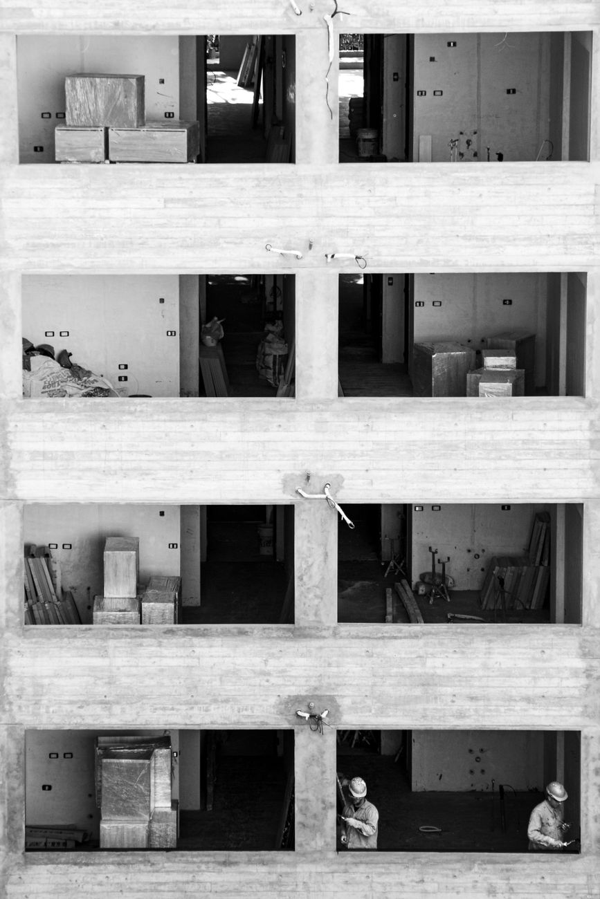 Vivienda unifamiliar en construcción